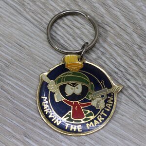 Vintage 1991 Warner Bros. Marvin the Martian Enamel Key Chain